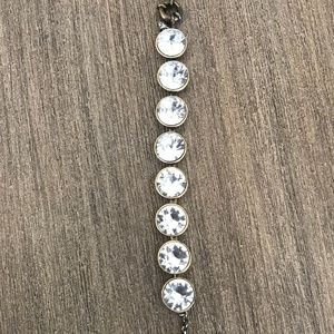 J Crew gold medium brûlée bracelet